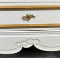 Chest of Drawers Vintage French Shabby Chic 3 Drawers Carved Cabinet LOT 45555