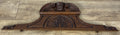 Pediment Antique French Style Oak Hand Carved Decorative Crest LOT 61690