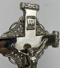 Crucifix Vintage French Style Metal Ornate Religious Figure LOT 64208