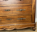 Chest of Drawers Antique French Walnut Marble Top Five Drawer Cabinet LOT 64516