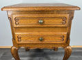 Bedside Table Vintage French Louis XVI Carved Oak Nightstand Cabinet LOT 45311