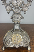 Crucifix Vintage French Style Metal Ornate Religious Altar Cross LOT 47635