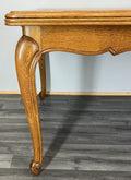Dining Table Vintage French Louis XVI Carved Oak Extendable Table LOT 45825