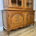 Bookcase Vintage French Louis XVI Oak Display Cabinet Carved Sideboard LOT 62836