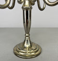 Pair of Candelabras Vintage French Style Metal Five Arm Candle Holders LOT 6481