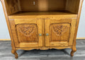 Cabinet Vintage French Louis XIV Style Sideboard with Carved Cupboard LOT 45684
