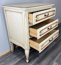 Chest of Drawers Vintage Shabby Chic 3 Drawer Ornate Carved Cabinet LOT 442310