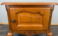 Pair of Bedside Tables Vintage French Louis Oak Nightstands Cabinets LOT 35185
