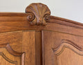 Wardrobe Vintage French Louis XVI Style Four Door Oak Carved Armoire LOT 64125