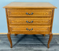 Chest of Drawers Vintage French Louis XVI Style Oak Carved Cabinet LOT 37731