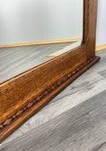 Antique French Style Carved Wall Mirror Oak Ornate Wall Frame LOT 45473