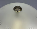 Ceiling Lamp Vintage Style Brass Pendant Glass Chandelier Light LOT 51546