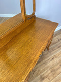 Dressing Table with Mirror Vintage French Oak Louis Vanity Table Makeup LOT 63214