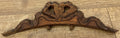 Pediment Antique French Style Oak Hand Carved Decorative Crest LOT 61720