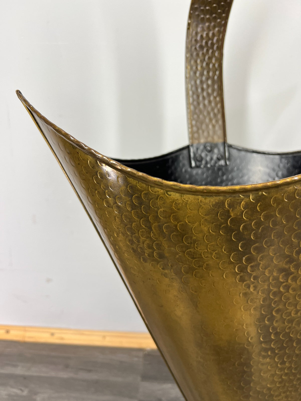 Umbrella Stand Vintage French Style Copper Brass Hammered Holder LOT 47474