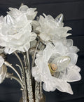 Floor Lamp Vintage French Style Standing Lamp Metal Floral Design LOT 48186