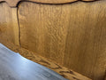 Bed Vintage French Louis XVI Double Bed Frame Oak Carved Headboard LOT 14625