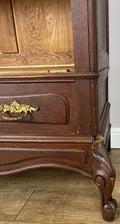 Bookcase Antique French Style Oak Display Cabinet Carved Sideboard LOT 61559