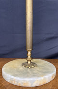 Ashtray Stand Vintage French Style Onyx Brass Floor Ashtray Stand LOT 48834