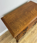 Chest of Drawers Vintage French Louis Oak 3 Drawers Carved Cabinet LOT 62538