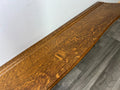French Vintage Style Coat Rack Oak 6 Hooks Ornate Wall Shelf Coat LOT 469211