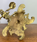 Candelabra Vintage Brass Ornate Five Arm Rococo Style Holder LOT 4027