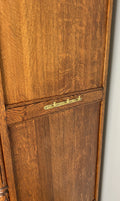 Wardrobe Antique French Oak Two Door Mirrored Carved Armoire Cabinet LOT 612016