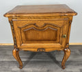 French Vintage Oak Bedside Tables Pair Cupboards Cabinets Louis XVI LOT 3943