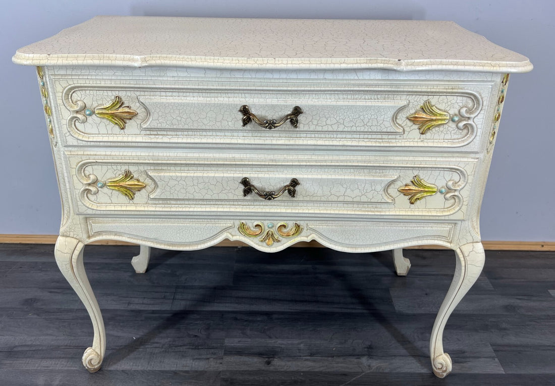 Chest of Drawers Vintage French Shabby Chic Louis XIV Sideboard Cabinet LOT 31920