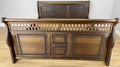 Bed Vintage French Super King Size Sleigh Bed Frame 180x200cm Headboard LOT 64091