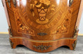 Cabinet Vintage French Marble Top Inlaid Sideboard with Brass Ormolu LOT 428412