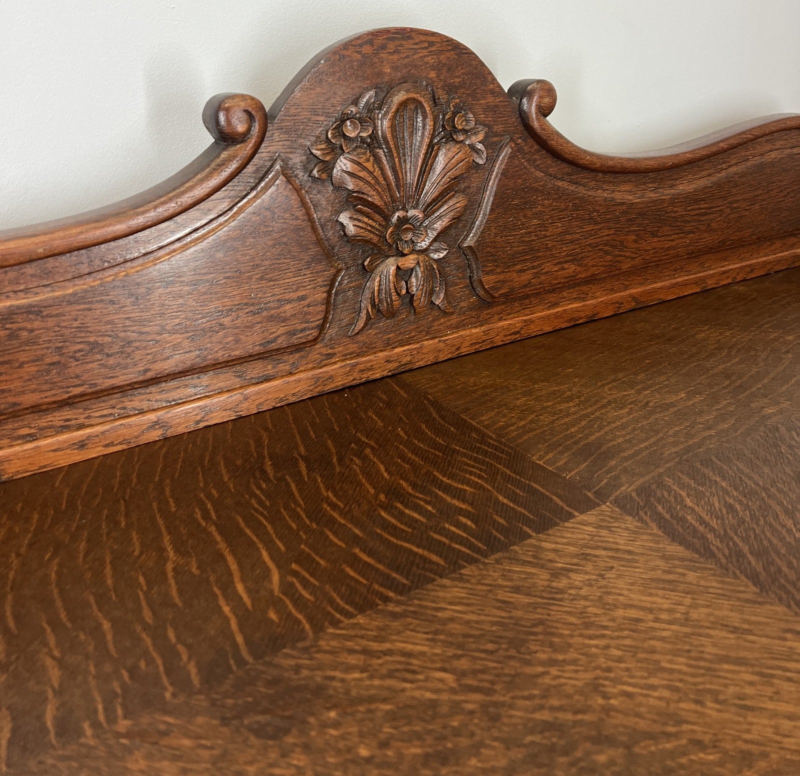 Sideboard Vintage French Buffet Oak Carved Cabinet Ornate Cupboard LOT 451011