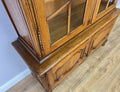 Bookcase Vintage French Louis XIV Style Oak Display Cabinet Sideboard LOT 493411