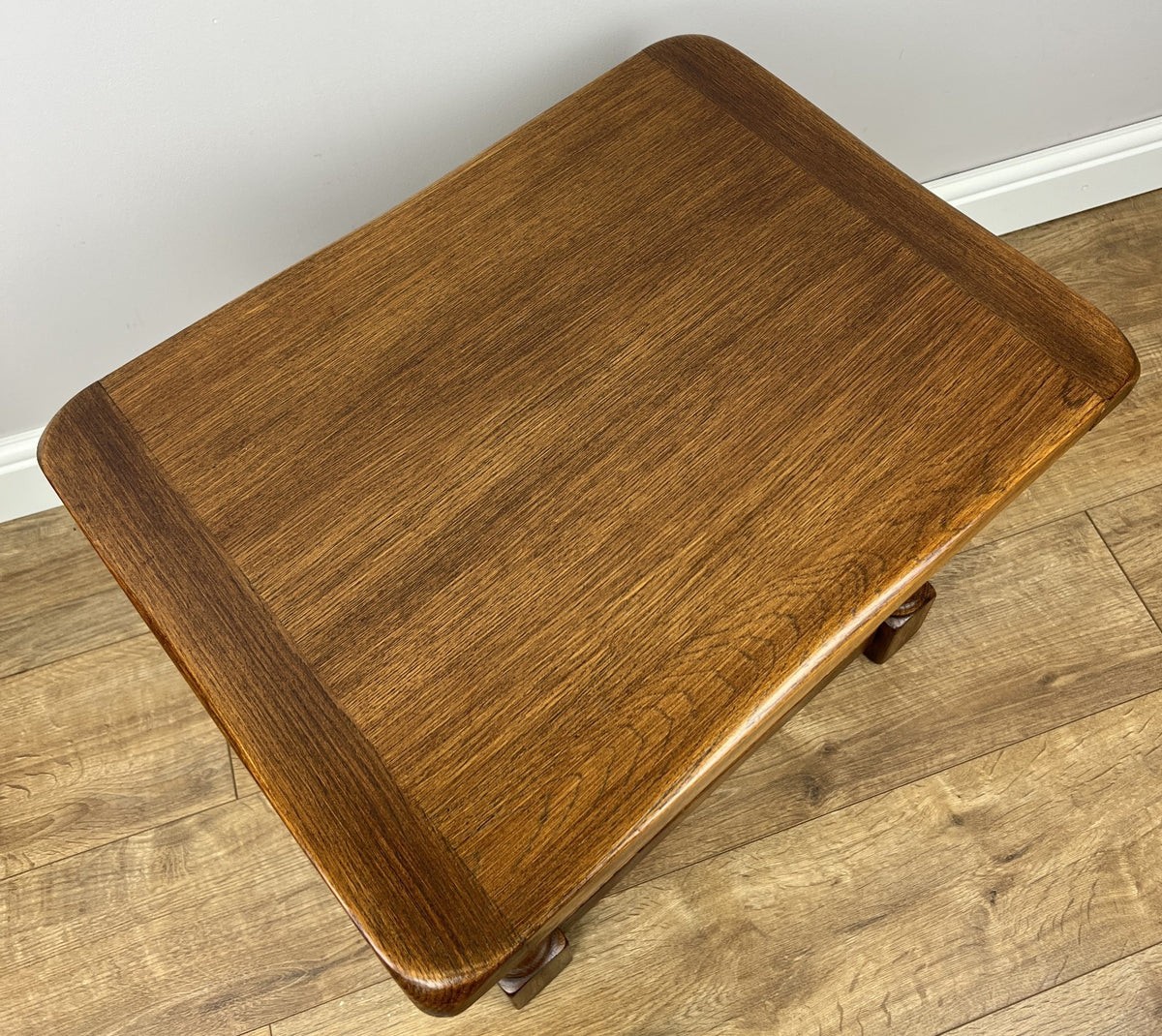 Pair of Bedside Tables Vintage French Oak Nightstands Carved Cabinets LOT 621211