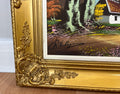 Oil Painting Vintage French Framed Landscape Artwork Large Wall Art LOT 51263