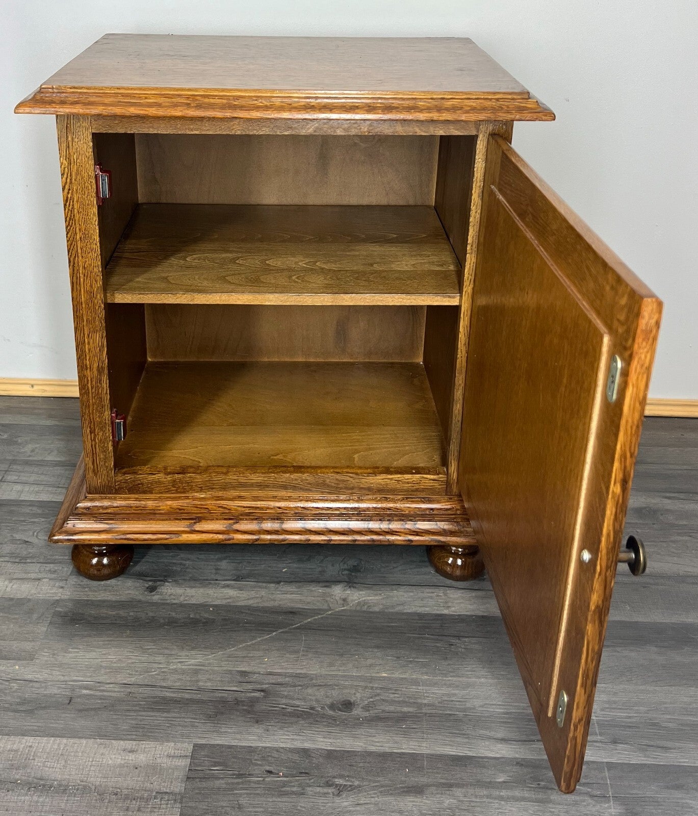 Pair of Bedside Tables Vintage French Style Cupboards Carved Cabinets LOT 31506