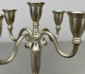 Pair of Candelabras Vintage French Style Metal Five Arm Candle Holders LOT 6485