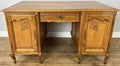 Cabinet Vintage French Louis XIV Style Carved Oak 8 Drawers Sideboard LOT 6460
