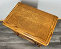 French Vintage Oak Bedside Tables Pair Cupboards Cabinets Louis XVI LOT 3912