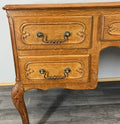 Cabinet Vintage French Louis XVI  TV stand  Carved Desk Oak Sideboard LOT 45153