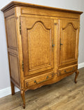 Cabinet Vintage French Louis XIV Style Sideboard Oak Carved Cupboard LOT 62682