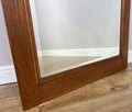 Mirror Antique French Style Wall Mirror Oak Carved Decorative Frame LOT 61975