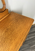 Vintage Dressing Table with Mirror French Oak Louis Vanity Table Makeup LOT 45205