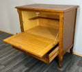 Cabinet Vintage French Louis XIV Style Drop Front Oak Carved Sideboard LOT 18129