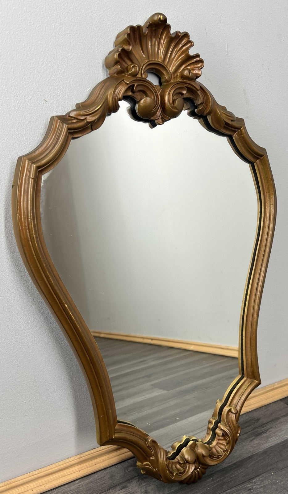 Mirror Vintage French Ornate Wall Mirror Gilt Frame Wall Decor LOT 47180