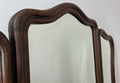 Mirror Antique French Triple Dressing Table Mirror Wood Carved Frame LOT 23154