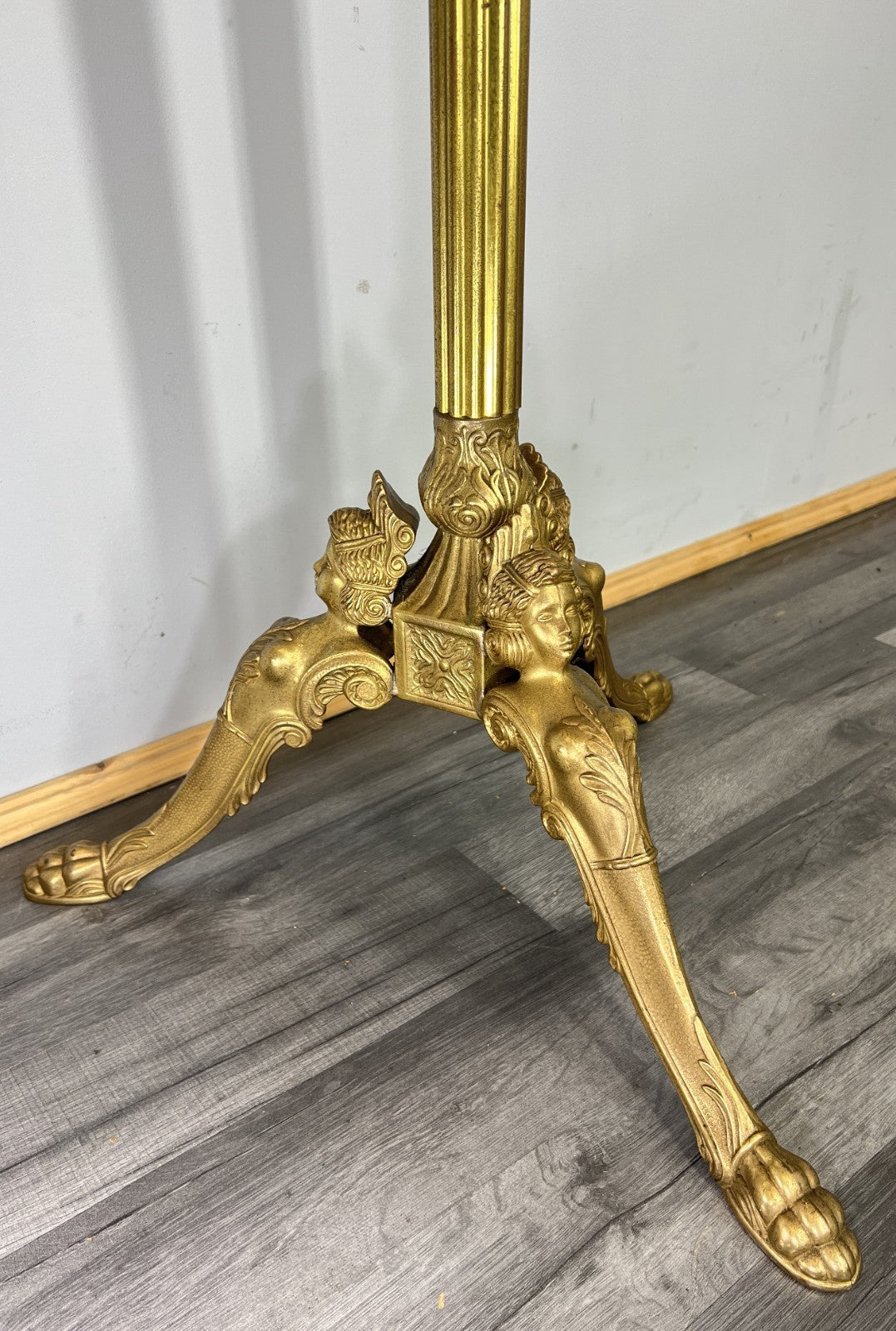 Coat Stand Vintage French Style Brass Floor Coat Rack LOT 474213