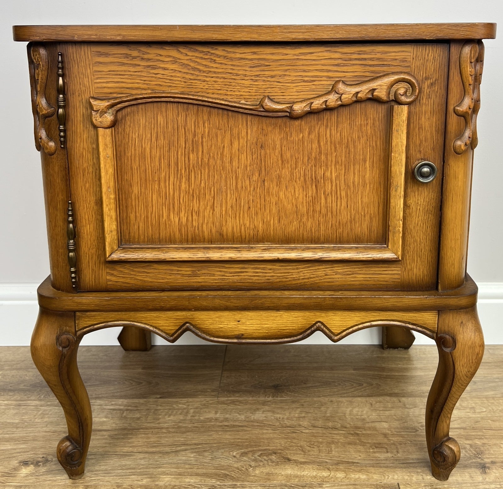 Pair of Bedside Tables Vintage French Louis XVI Nightstands Cabinets LOT 63655