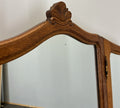 Vintage Dressing Table with Mirror French Oak Louis Vanity Table Makeup LOT 45592