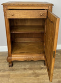 Cabinet Vintage French Style Oak Sideboard with Carved Cupboard LOT 624814